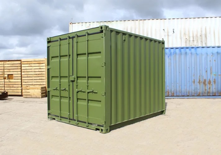 10ft Used Shipping Container – S2 Doors - Image 2