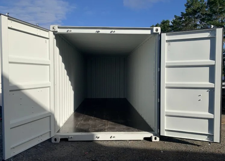 20ft Light Grey One Trip Shipping Container - Image 3