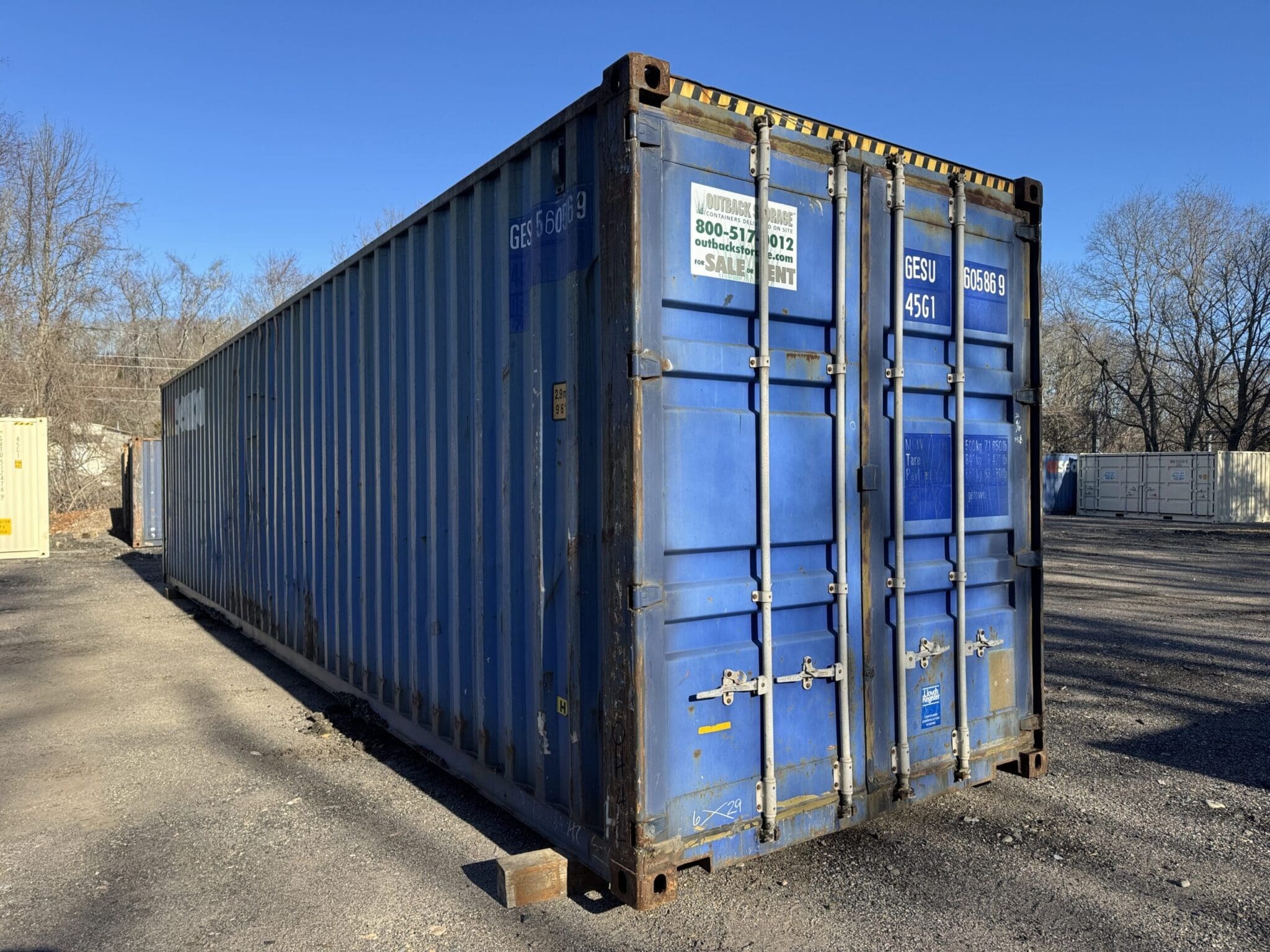40′ x 8′ x 9.5′ Tall –Used *High Cube* Shipping / Storage Container-Wind and Watertight - Image 3
