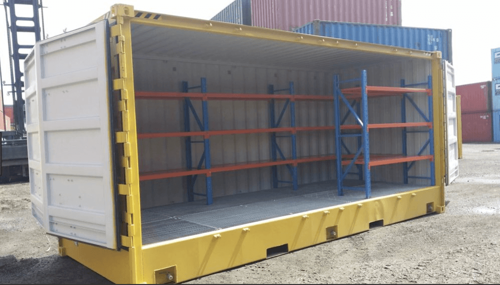 20ft Sea Container Storage Shelving - Image 2