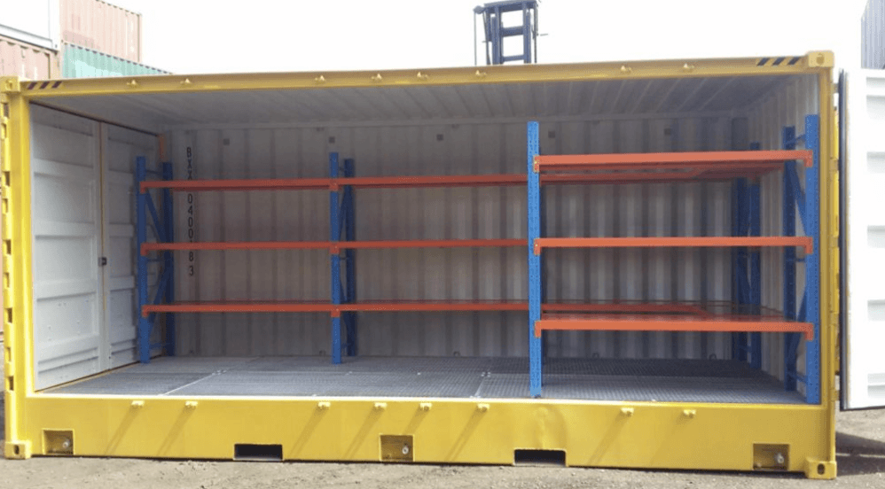 20ft Sea Container Storage Shelving - Image 3