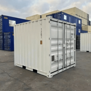 10ft High Cube Shipping Containers White (New)